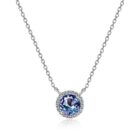 18K Fehérarany bevonatú swarovski kristályos nyaklánc - EkszerWebshop.hu