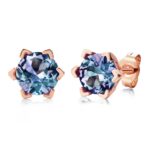 Frost 18K Rózsaarany bevonatú swarovski kristályos fülbevaló - Image 5