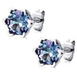 Frost 18K Fehérarany bevonatú swarovski kristályos fülbevaló - Image 4