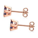 Frost 18K Rózsaarany bevonatú swarovski kristályos fülbevaló - Image 3