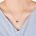 Neon 18K Sárgaarany bevonatú swarovski kristályos nyaklánc - EkszerWebshop.hu