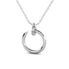 Inka 18K Fehérarany bevonatú swarovski kristályos nyaklánc