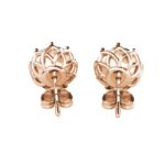 Zen 18K Rózsaarany bevonatú swarovski kristályos fülbevaló - Image 5