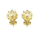 Zen 18K Sárgaarany bevonatú swarovski kristályos fülbevaló - Image 2