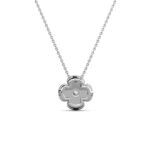 Ura 18K Fehérarany bevonatú swarovski kristályos nyaklánc - Image 5