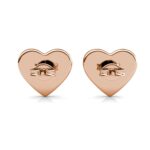 Mysa szives 18K rózsaarany bevonatú swarovski kristályos fülbevaló - Image 4