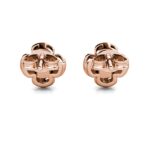 Xen 18K Rózsaarany bevonatú swarovski kristályos fülbevaló - Image 4