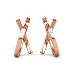 Bria 18K Rózsaarany bevonatú swarovski kristályos fülbevaló - Image 2