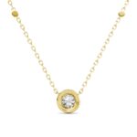 Jovi 18K Sárgaarany bevonatú swarovski kristályos nyaklánc - Image 2