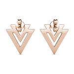 Vora 18K Rózsaarany bevonatú swarovski kristályos fülbevaló - Image 2