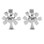 Életfa 18K Fehérarany bevonatú swarovski kristályos fülbevaló - Image 2