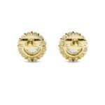 Petal 18K Sárgaarany bevonatú swarovski kristályos fülbevaló - Image 3