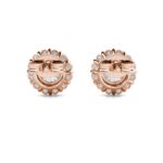 Petal 18K Rózsaarany bevonatú swarovski kristályos fülbevaló - Image 3