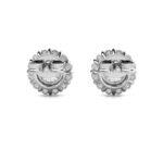 Petal 18K Fehérarany bevonatú swarovski kristályos fülbevaló - Image 4