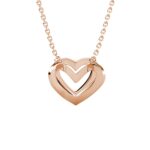 Onda 18K Rózsaarany bevonatú swarovski kristályos nyaklánc - Image 5