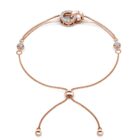 Lumi 18K Rózsaarany bevonatú swarovski kristályos karkötő