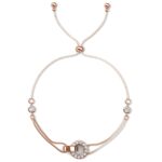 Lumi 18K Rózsaarany bevonatú swarovski kristályos karkötő - Image 2