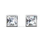 Axis 18K Fehérarany bevonatú swarovski kristályos fülbevaló
