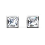 Axis 18K Fehérarany bevonatú swarovski kristályos fülbevaló