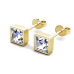 Axis 18K Sárgaarany bevonatú swarovski kristályos fülbevaló - Image 4