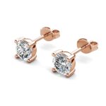 Tide 18K Rózsaarany bevonatú swarovski kristályos fülbevaló - Image 4