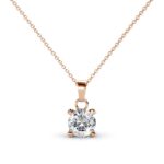 Niko 18K Rózsaarany bevonatú swarovski kristályos nyaklánc