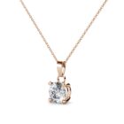 Niko 18K Rózsaarany bevonatú swarovski kristályos nyaklánc