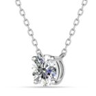 Célia 18K Fehérarany bevonatú swarovski kristályos nyaklánc - Mirame