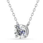 Célia 18K Fehérarany bevonatú swarovski kristályos nyaklánc - Mirame