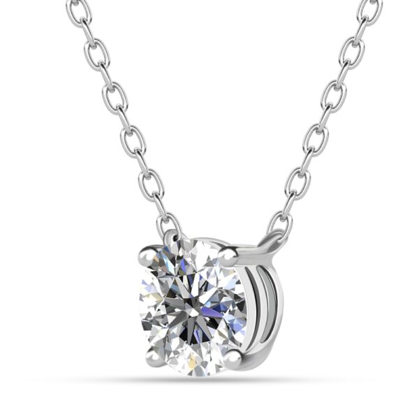 Célia 18K Fehérarany bevonatú swarovski kristályos nyaklánc - Mirame