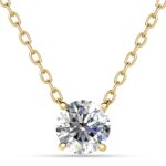 Brill 18K Sárgaarany bevonatú swarovski kristályos nyaklánc