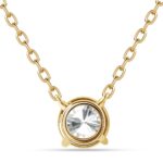 Brill 18K Sárgaarany bevonatú swarovski kristályos nyaklánc - Image 4