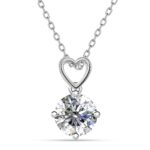 Alira 18K Fehérarany bevonatú swarovski kristályos nyaklánc