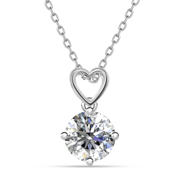 Alira 18K Fehérarany bevonatú swarovski kristályos nyaklánc