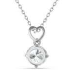 Alira 18K Fehérarany bevonatú swarovski kristályos nyaklánc - Image 4