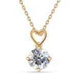 Era 18K Sárgaarany bevonatú swarovski kristályos nyaklánc