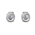 Sana 18K Fehérarany bevonatú swarovski kristályos fülbevaló - Image 3