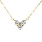 Szív 18K Sárgaarany bevonatú swarovski kristályos nyaklánc - Triangle - EkszerWebshop.hu