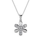 Orin 18K Fehérarany bevonatú swarovski kristályos nyaklánc
