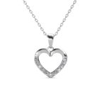 Rumi 18K Fehérarany bevonatú swarovski kristályos nyaklánc
