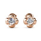 Xen 18K Rózsaarany bevonatú swarovski kristályos fülbevaló