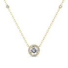 Jovi 18K Sárgaarany bevonatú swarovski kristályos nyaklánc