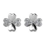 Orel 18K Fehérarany bevonatú swarovski kristályos fülbevaló