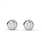 Opia 18K Fehérarany bevonatú swarovski kristályos fülbevaló