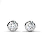 Opia 18K Fehérarany bevonatú swarovski kristályos fülbevaló