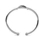 Aura 18K Fehér arany bevonatú swarovski kristályos karkötő - Image 2