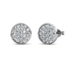 Glim 18K Fehérarany bevonatú swarovski kristályos fülbevaló