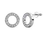 Eira 18K Fehérarany bevonatú swarovski kristályos fülbevaló