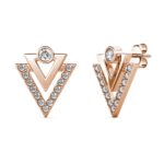 Vora 18K Rózsaarany bevonatú swarovski kristályos fülbevaló - Image 3