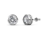 Sana 18K Fehérarany bevonatú swarovski kristályos fülbevaló